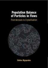 Population Balance of Particles in Flows