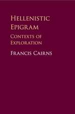 Hellenistic Epigram: Contexts of Exploration