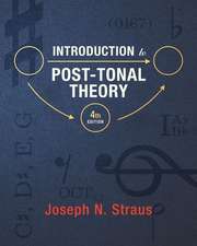 Introduction to Post–Tonal Theory