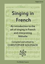 Singing in French - Higher Voices