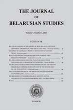 The Journal of Belarusian Studies 2015