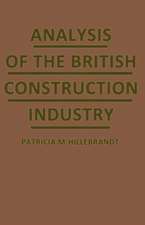 Analysis of the British Construction Industry