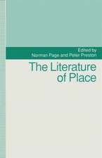 The Literature of Place