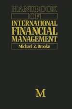 Handbook of International Financial Management