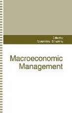 Macroeconomic Management