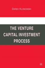 The Venture Capital Investment Process