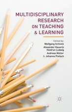 Multidisciplinary Research on Teaching and Learning