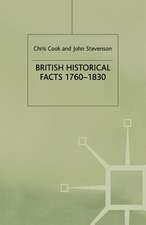 British Historical Facts, 1760-1830