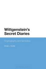 Wittgenstein’s Secret Diaries: Semiotic Writing in Cryptography