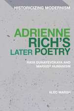 Adrienne Rich's Later Poetry