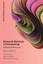 Research Methods in Interpreting: A Practical Resource