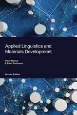 Applied Linguistics and Materials Development