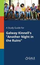 A Study Guide for Galway Kinnell's "Another Night in the Ruins"