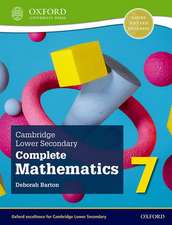 Cambridge Lower Secondary Complete Mathematics 7: Student Book (Second Edition)