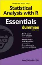 Statistical Analysis with R Essentials For Dummies