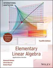 Kaul, A: Elementary Linear Algebra, Application Version, Int