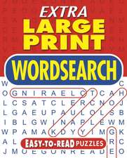 Saunders, E: Extra Large Print Wordsearch