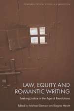 Law, Equity and Romantic Writing