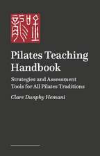 Pilates Teaching Handbook