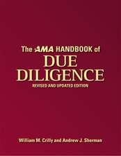 The AMA Handbook of Due Diligence