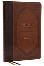 KJV Holy Bible: Giant Print Thinline, Brown Leathersoft, Red Letter, Comfort Print (Thumb Indexed): King James Version (Vintage)