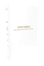 KJV, Pocket New Testament with Psalms and Proverbs, White Softcover, Red Letter, Comfort Print