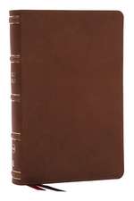 NKJV, Single-Column Reference Bible, Verse-by-verse, Brown Genuine Leather, Red Letter, Comfort Print (Thumb Indexed)