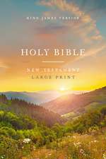 KJV Large Print Outreach New Testament Bible, Scenic Softcover, Comfort Print