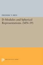 D-Modules and Spherical Representations