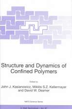 Structure and Dynamics of Confined Polymers: Proceedings of the NATO Advanced Research Workshop on Biological, Biophysical & Theoretical Aspects of Polymer Structure and Transport Bikal, Hungary 20–25 June 1999