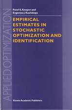 Empirical Estimates in Stochastic Optimization and Identification