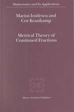 Metrical Theory of Continued Fractions