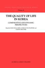 The Quality of Life in Korea