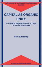 Capital as Organic Unity