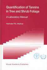 Quantification of Tannins in Tree and Shrub Foliage: A Laboratory Manual