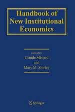 Handbook of New Institutional Economics