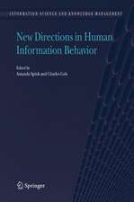 New Directions in Human Information Behavior