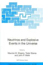 Neutrinos and Explosive Events in the Universe