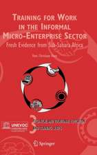 Training for Work in the Informal Micro-Enterprise Sector