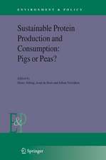 Sustainable Protein Production and Consumption: Pigs or Peas?