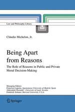 Being Apart from Reasons: The Role of Reasons in Public and Private Moral Decision-Making