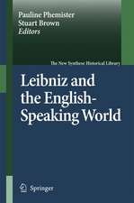 Leibniz and the English-Speaking World