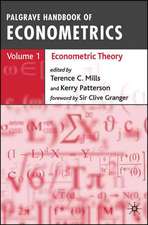 Palgrave Handbook of Econometrics: Volume 1: Econometric Theory