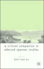 A Critical Companion to Spenser Studies