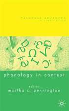 Phonology in Context