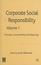 Corporate Social Responsibility: Volume 1: Concepts, Accountability and Reporting