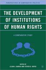 The Development of Institutions of Human Rights: A Comparative Study