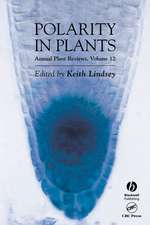 Polarity in Plants – Annual Plant Reviews, V12