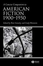 A Concise Companion to American Fiction 1900–1950