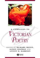 A Companion to Victorian Poetry